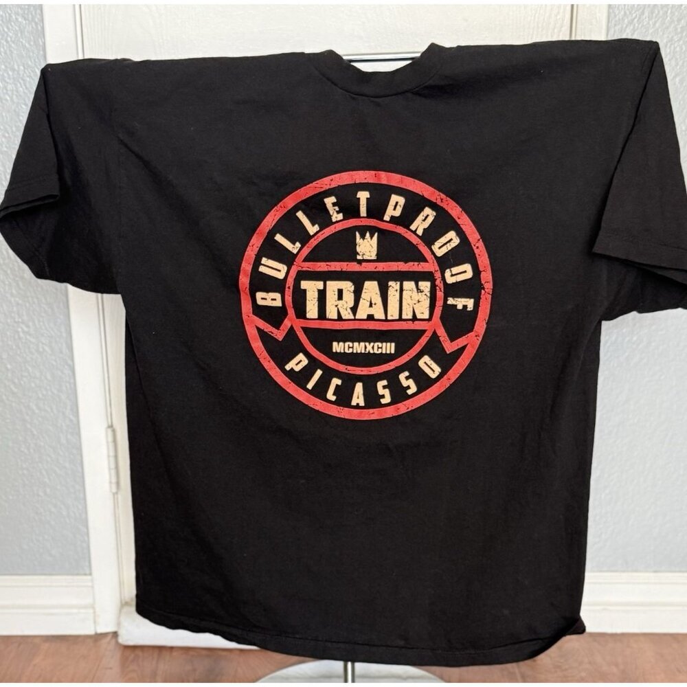TRAIN 2015 BULLETPROOF PICASSO TOUR -UNISEX CONCERT T-SHIRT LARGE